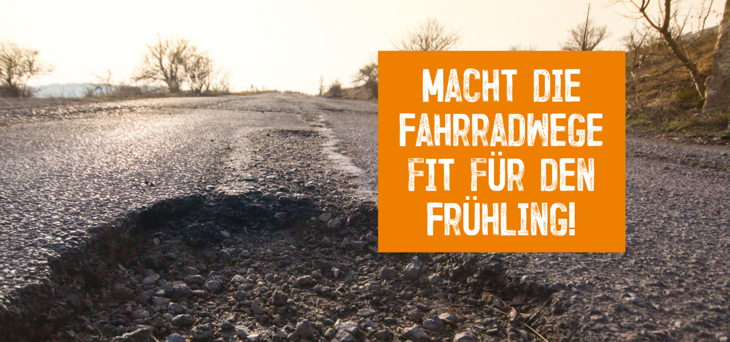 Schlaglöcher reparieren!