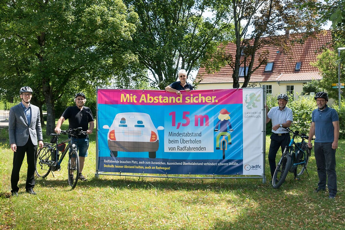Kampagne "Mit Abstand sicher"