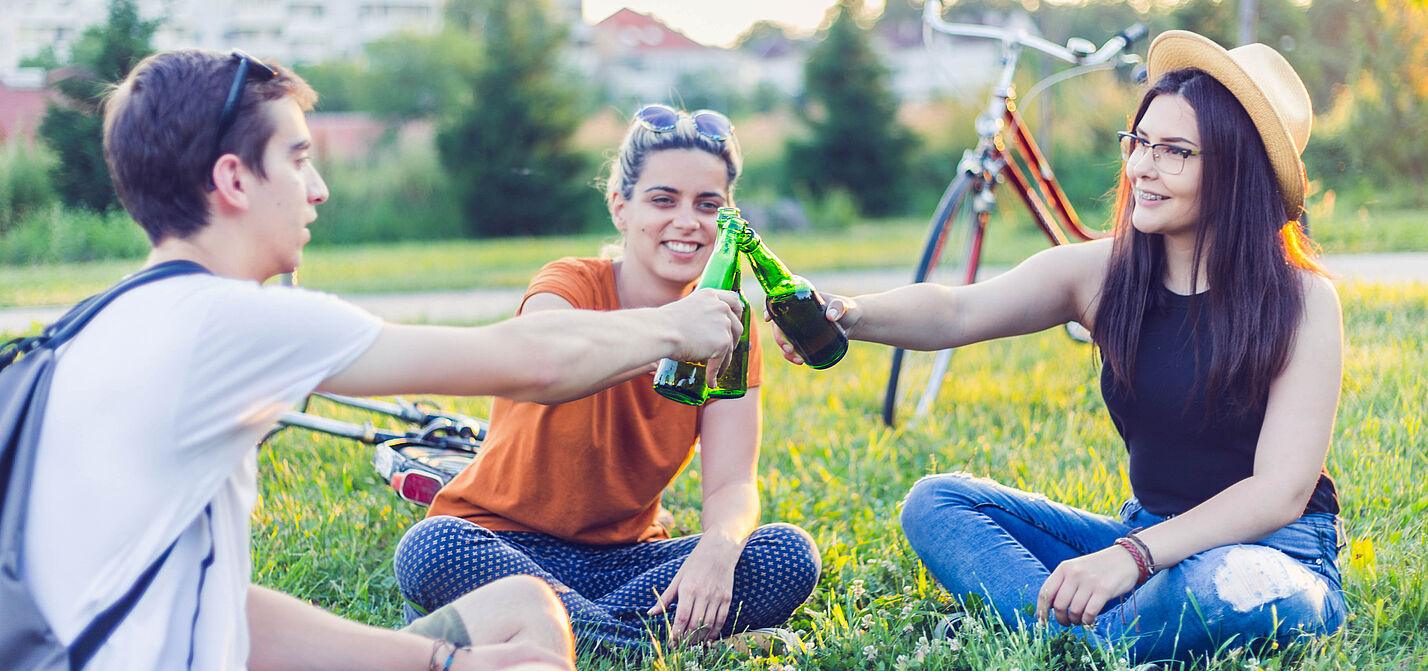 Alkohol und Radfahren Alkohol und Radfahren