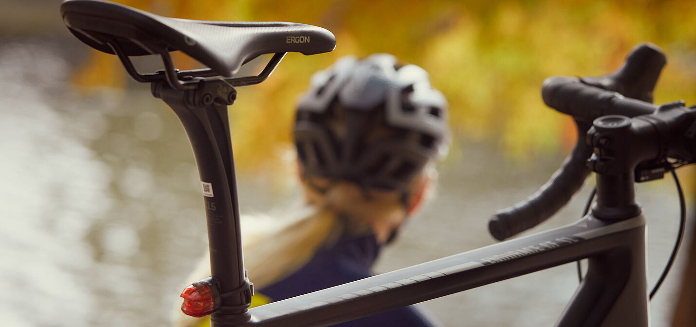 Der Sattel ist ein entscheidender Kontaktpunkt zwischen Mensch und Fahrrad. Der Sattel ist ein entscheidender Kontaktpunkt zwischen Mensch und Fahrrad.